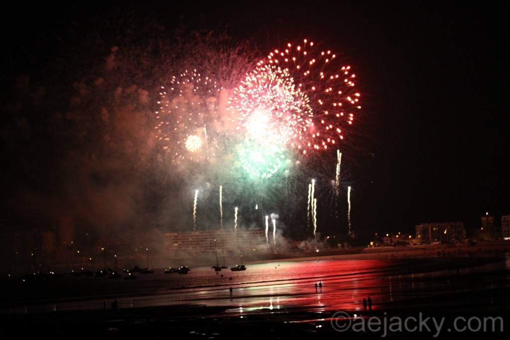 14 juillet sur la plage des sables